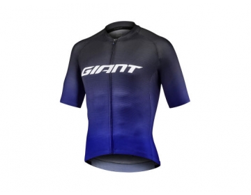 RACE DAY SS JERSEY BLACK/BLUE M