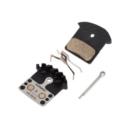 PLOČICE ZA DISK SHIMANO METAL PAD W/ FIN (J04C), PAD SPRING, W/SPLIT PIN, 1 PAIR