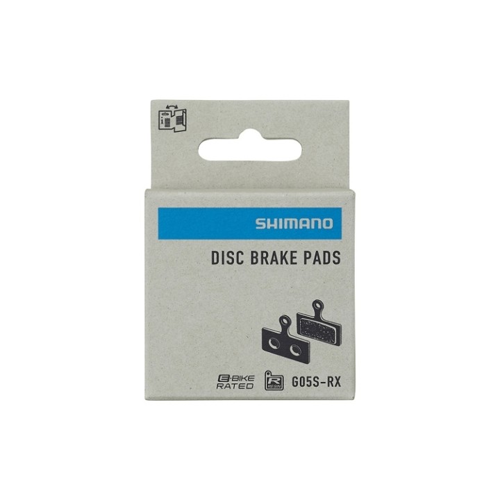 PLOČICE ZA DISK SHIMANO RESIN PAD W/O FIN (G05S-RX), PAD SPRING, W/SPLIT PIN, 1