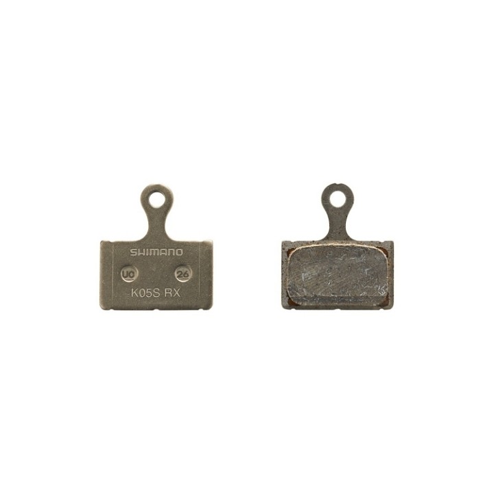 PLOČICE ZA DISK SHIMANO RESIN PAD W/O FIN (K05S-RX), PAD SPRING, 1 PAIR