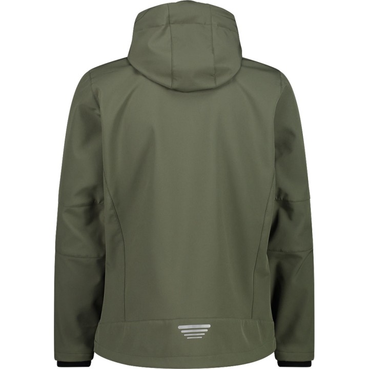 CMP Muška softshell jakna s odvojivom kapuljačom M. Zelena