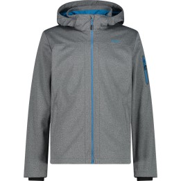 CMP Muška softshell jakna s odvojivom kapuljačom Siva