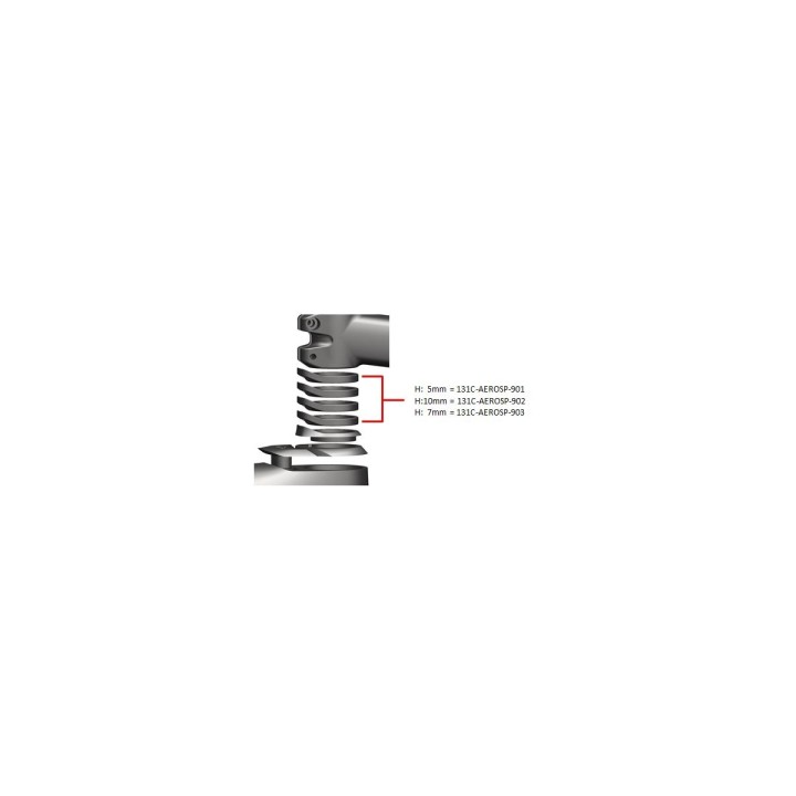 Giant Aero Headset Spacer | 28.6 x 43 mm - 131C-AEROSP-901