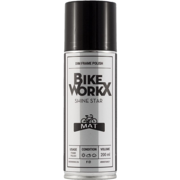 Sredstvo Za Čišćenje Bikeworkx Shine Star Sprej Mat 200 Ml