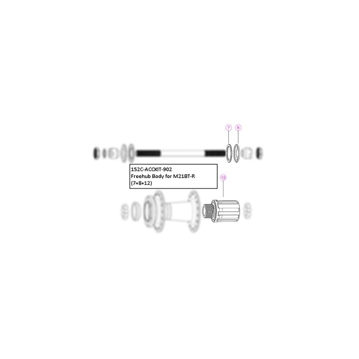 GIANT Freehub Body Service KIT for M21BT-R