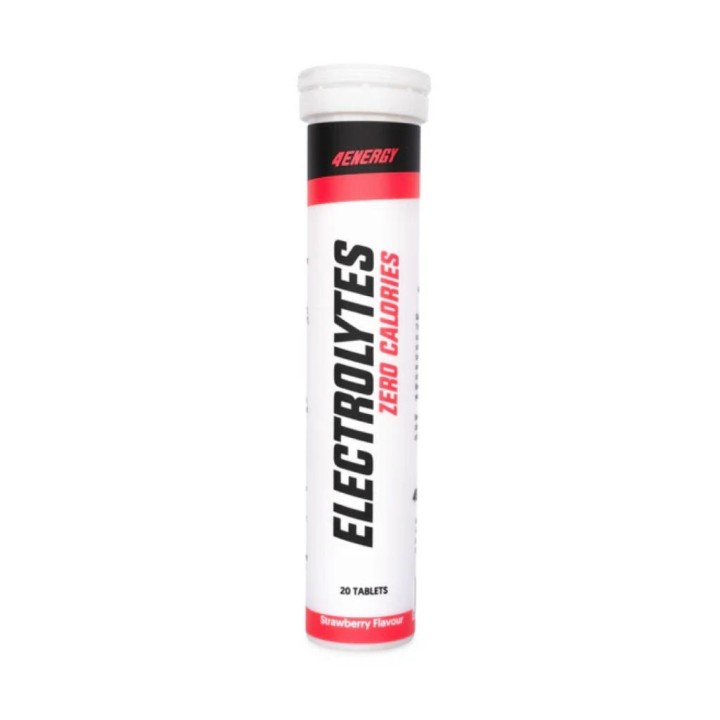 4Energy electrolytes – 20 tabs – Strawberry