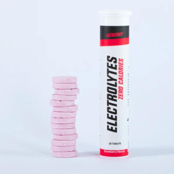4Energy electrolytes – 20 tabs – Strawberry