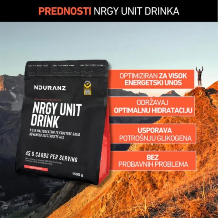 Nduranz – Nrgy Unit Drink – Watermelon – 1500 g