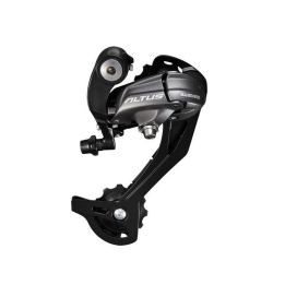 MJENJAČ ZADNJI SHIMANO ALTUS RD-M370-L-SGS, 9 BRZINA, DIREKTNO POSTAVLJANJE, SGS 7/8 BRZINA, CRNI