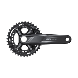 POGON SHIMANO FC-M5100-B2, DEORE, FOR REAR 11-SPEED, 2-PCS FC, 175MM, 36-26T W/O CG, W/O BB PARTS, F