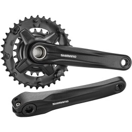 POGON SHIMANO FC-MT210-B2, FOR REAR 9-SPEED, 2-PCS FC, 170MM, 36-22T W/O CG,W/O BB PARTS, FOR CHAIN