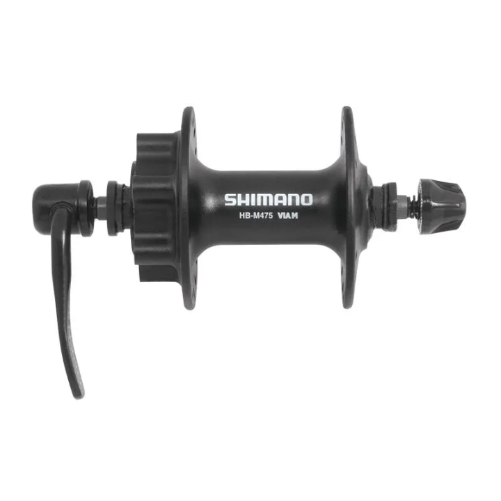 NABA PREDNJA SHIMANO HB-M475-L, 36H, OLD 100MM, AXLE 108MM, QR 133MM, FOR ROTOR 6-BOLT, BLACK, IND.