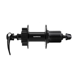 NABLA ZADNJA SHIMANO FH-QB400-HM, FOR DISC BRAKE(6 BOLT) 36H OLD:135MM QR:173MM(BLACK), BLACK, IND.P