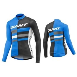 GIANT PURSUE LS JERSEY BLUE