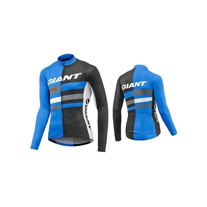 GIANT PURSUE LS JERSEY BLUE