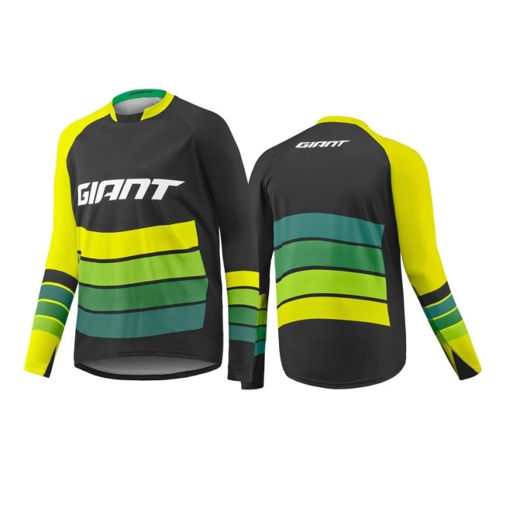 Giant Transfer LS dres crno-žuto-zelena