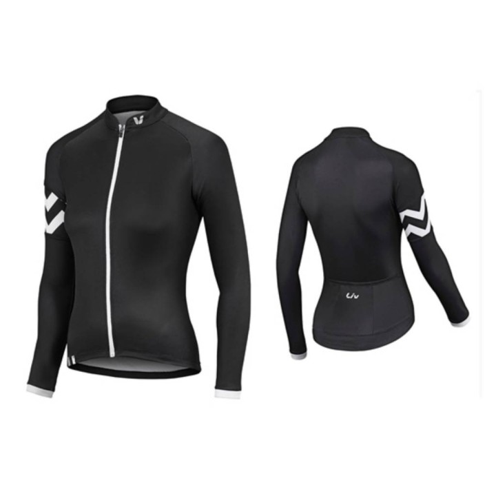LIV RADIANT LS JERSEY CHARCOAL/CORAL